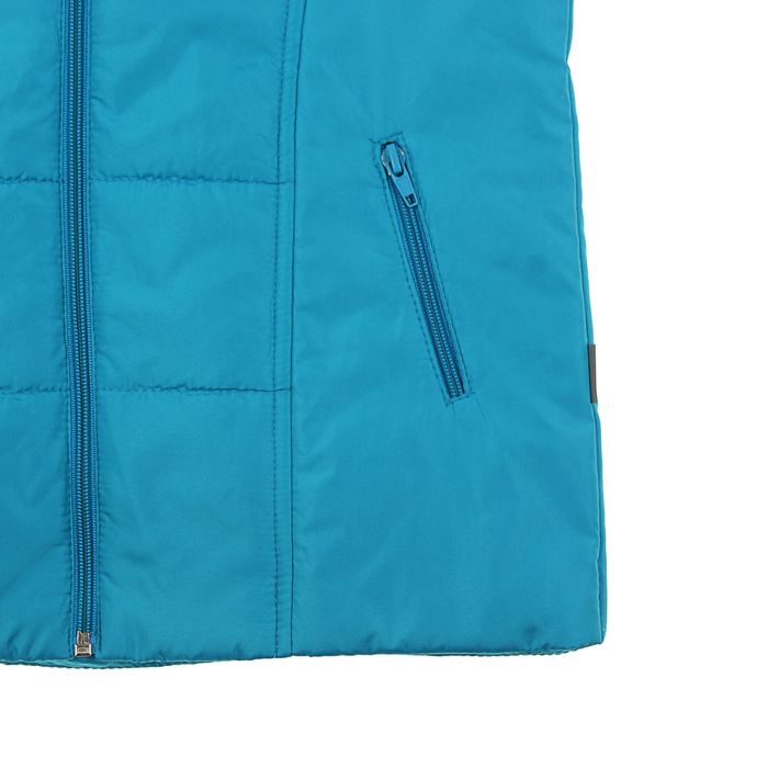 Жилет для девочки, рост 116 см, цвет бирюзовый
