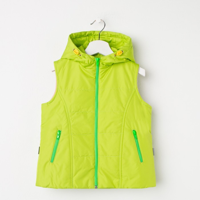 Жилет для девочки, рост 98 см, цвет лайм ЖД-5/19