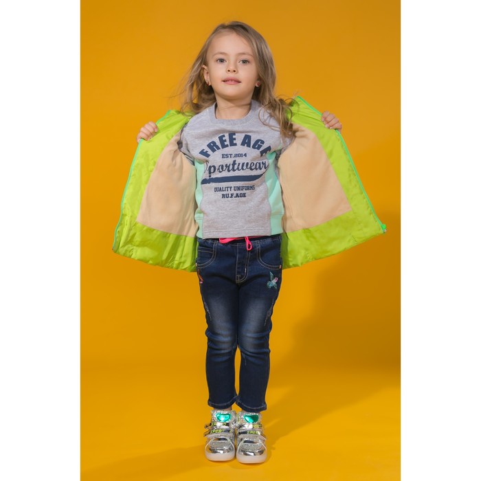Жилет для девочки, рост 104 см, цвет лайм ЖД-5/20
