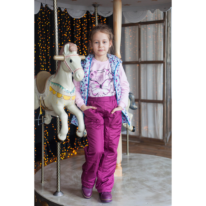 Жилет для девочки, рост 98 см, цвет бирюзовый ЖД-5/51