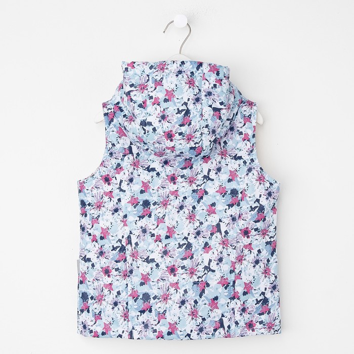 Жилет для девочки, рост 122 см, цвет бирюзовый ЖД-5/55