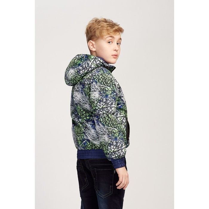 Куртка для мальчика, рост 122 см, цвет зелёный КМ-12/2