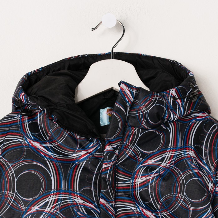 Куртка для мальчика, рост 134 см, цвет черный КМ-12/10