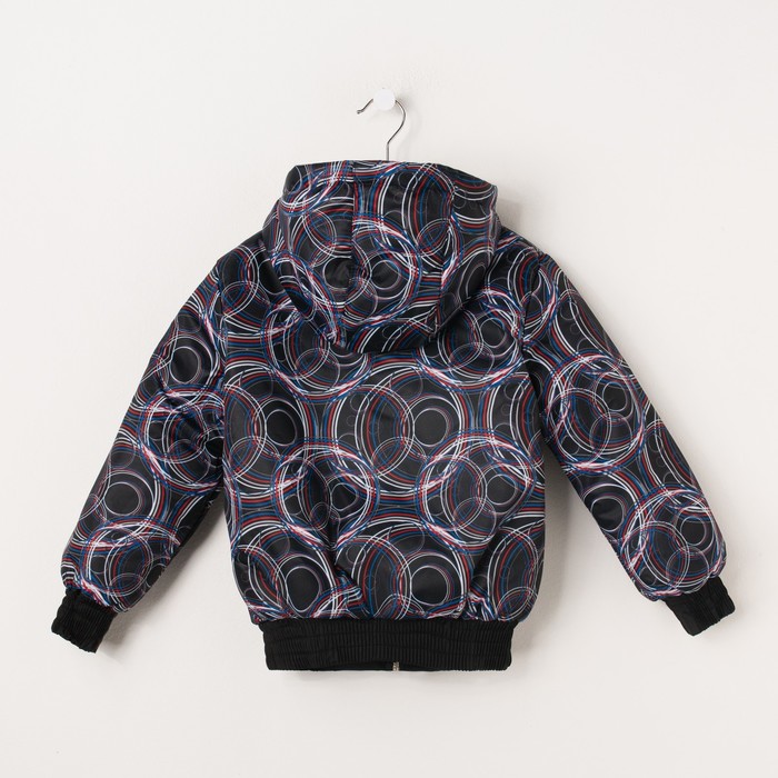 Куртка для мальчика, рост 134 см, цвет черный КМ-12/10