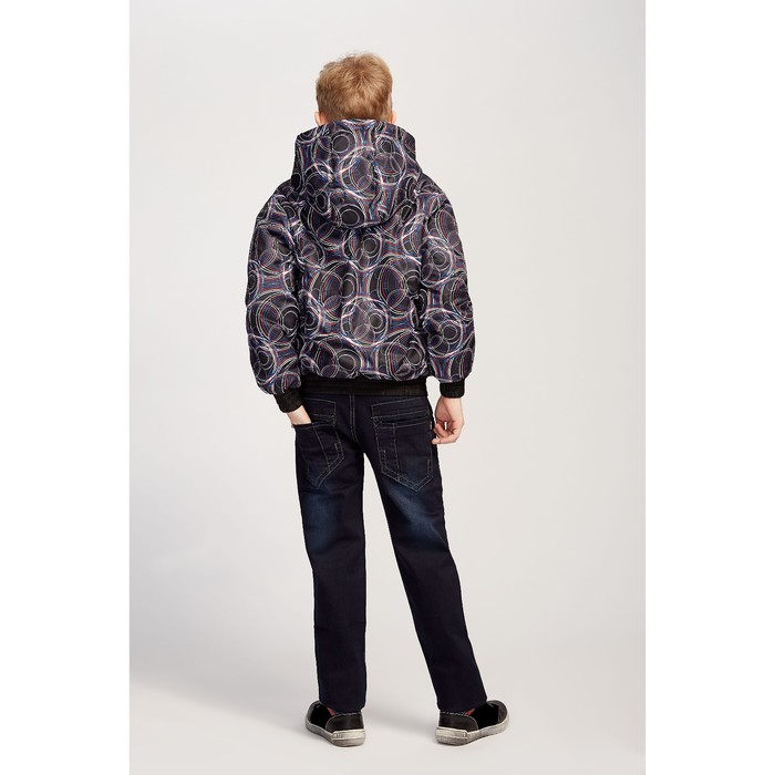 Куртка для мальчика, рост 134 см, цвет черный КМ-12/10