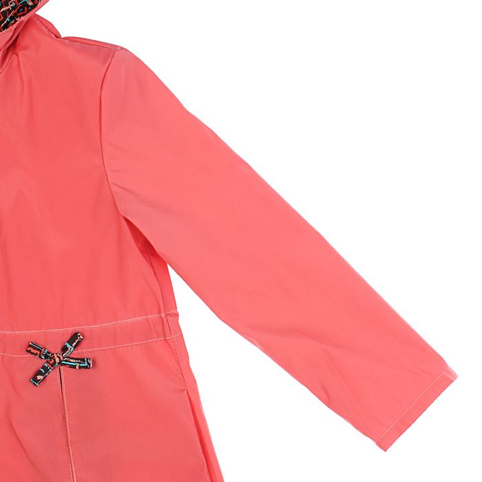Плащ для девочки "Лилия", рост 116 см (30), цвет коралловый ДЛ-0804