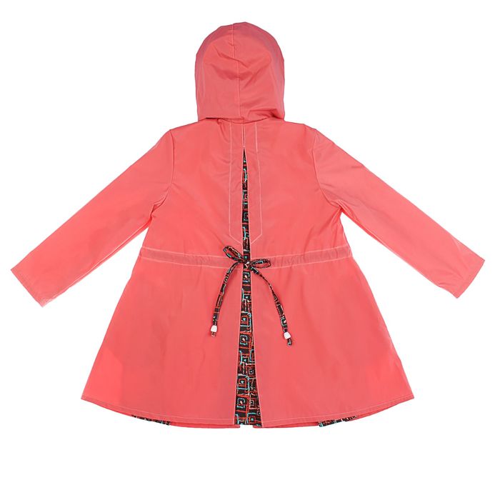 Плащ для девочки "Лилия", рост 116 см (30), цвет коралловый ДЛ-0804