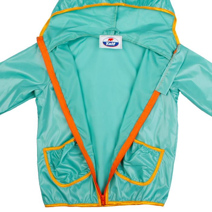 Ветровка для девочки "Дождик", рост 116 см (30), цвет зелёный Д807