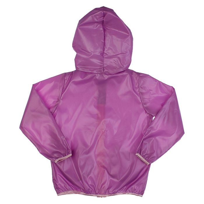 Ветровка для девочки "Дождик", рост 128 см (32), цвет розовый Д807