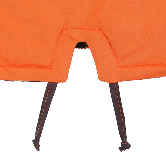Парка для мальчика, рост 134 см (34), цвет оранжевый ДД-0623