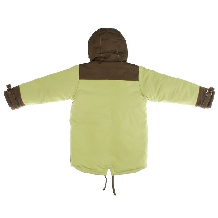 Парка для мальчика, рост 116 см (30), цвет олива ДД-0623