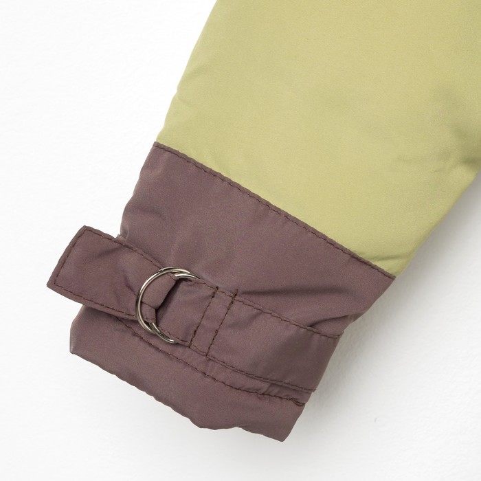 Парка для мальчика, рост 116 см (30), цвет олива ДД-0623