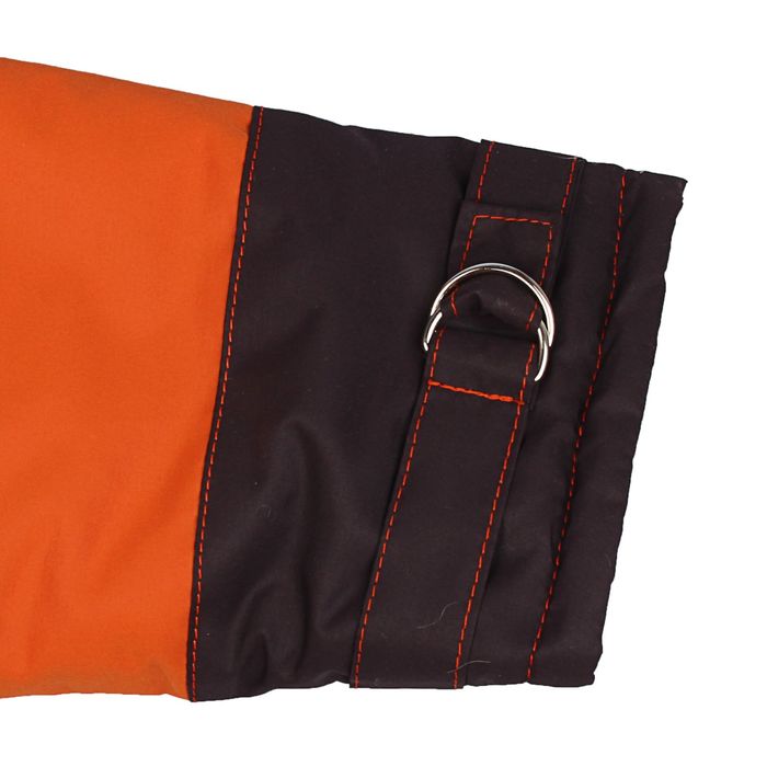 Парка для мальчика, рост 122 см (32), цвет оранжевый ДД-0623