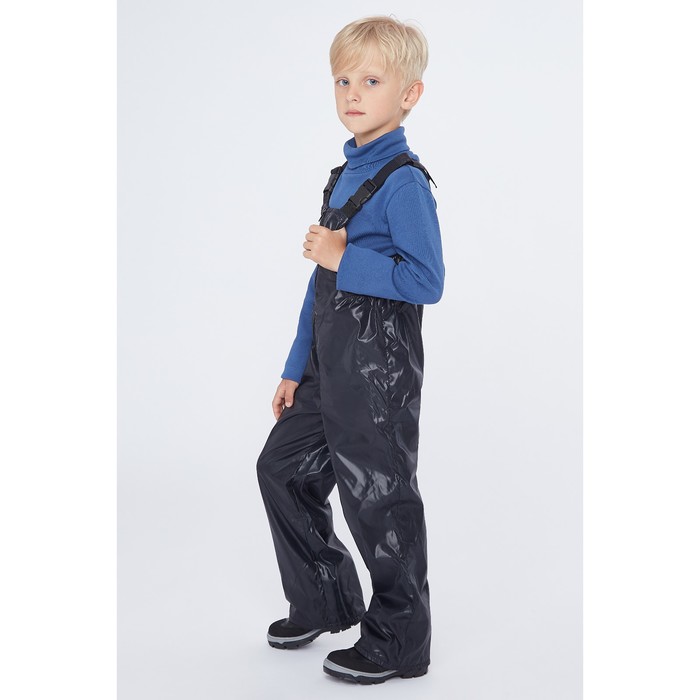 Полукомбинезон для мальчика "ДН", рост 110 см (30), цвет чёрный ДД-0707