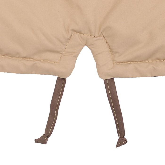 Парка для мальчика, рост 116 см (30), цвет бежевый ДД-0623