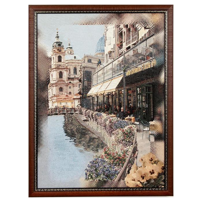 Гобеленовая картина "Городское кафе"