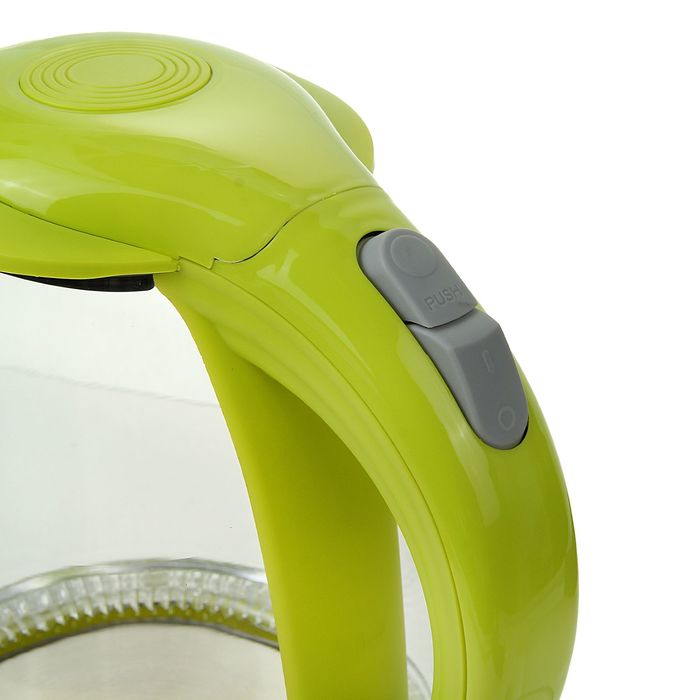 Чайник электрический Sakura SA-2710GR, 1850-2200 Вт, 1.7 л, стеклянный, подсветка