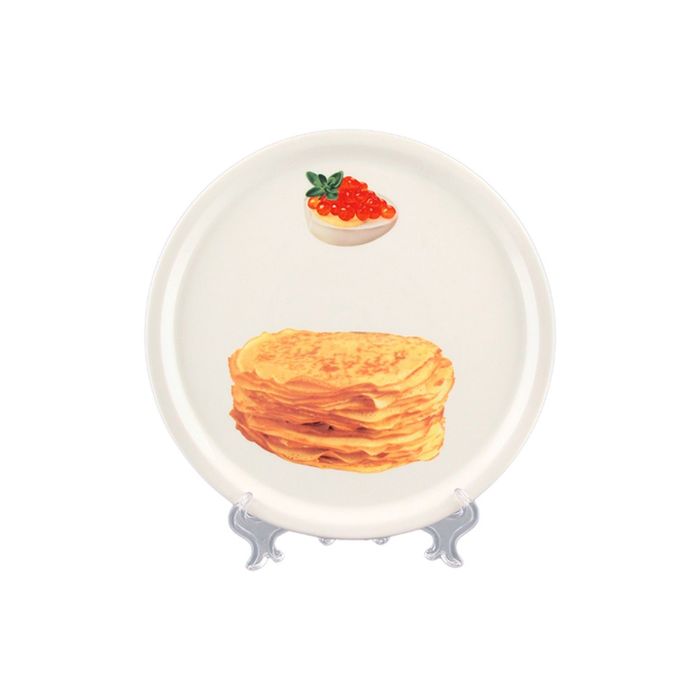 Тарелка для блинов "Блины", круг 25 х 25 х 2 см