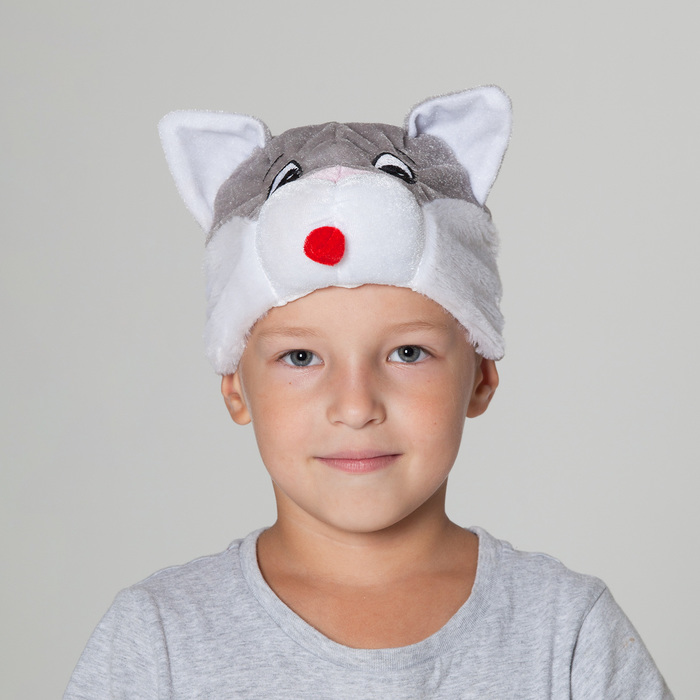 Карнавальная шапка "Кот", р-р 52-57 см