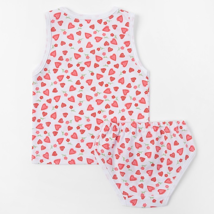 Комплект для девочки (майка, трусы), рост 68 см, цвет МИКС 09602-10_М