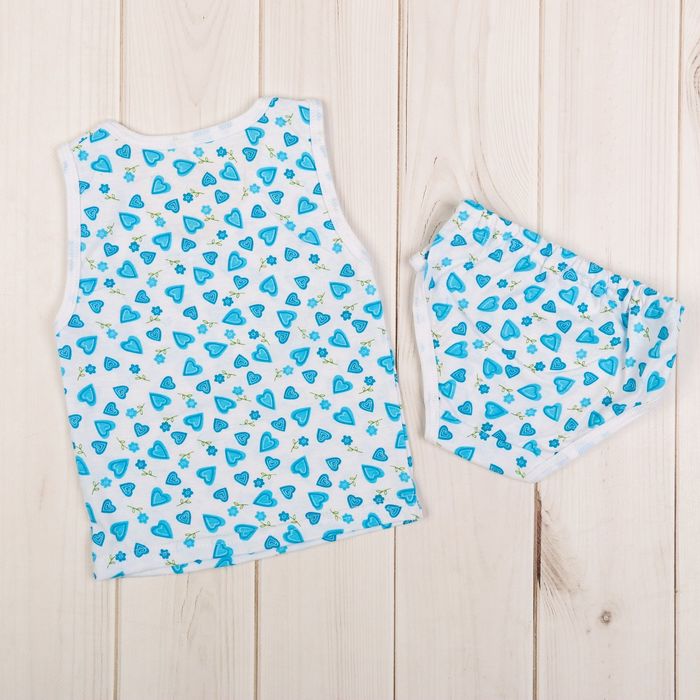 Комплект для девочки (майка, трусы), рост 92 см, цвет МИКС 09602-10_М