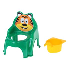 Горшок-стульчик «Тигра», цвет зелёный от Сима-ленд