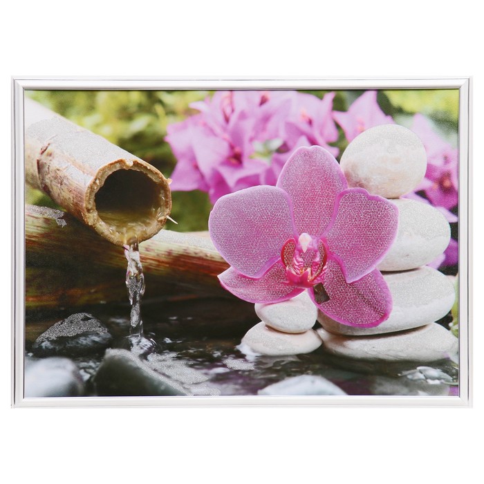 Картина "Орхидея с блёстками"