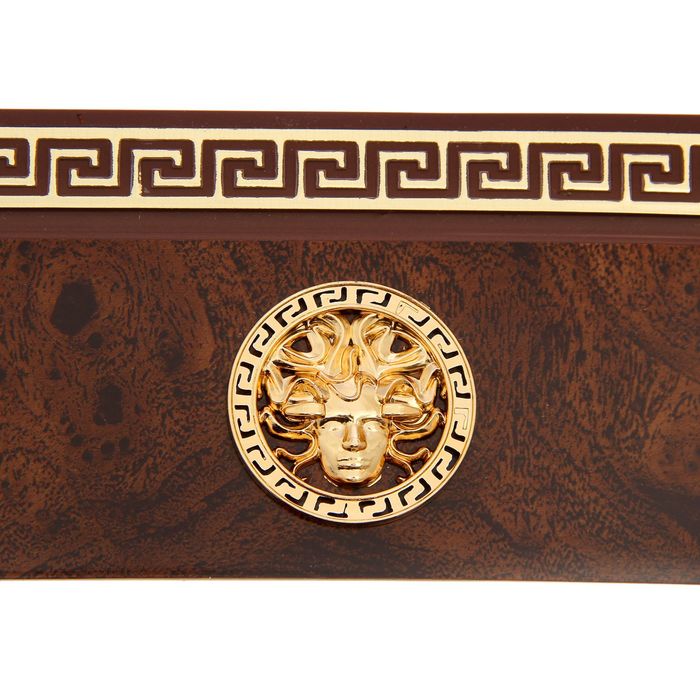 Карниз трехрядный 320 см, с декоративной планкой 7 см, "Ультракомпакт. Медуза", цвет береза