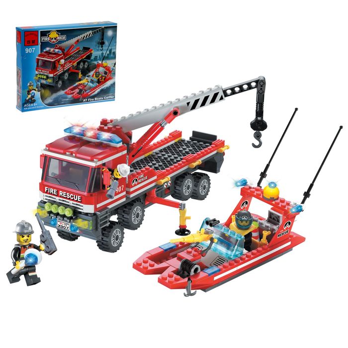 Конструктор «Пожарные спасатели», 420 деталей
