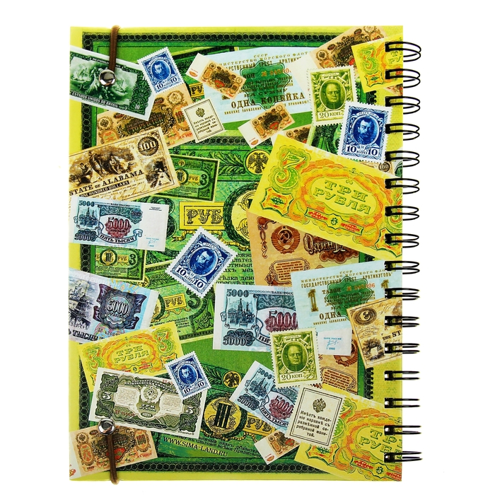 Ежедневник на гребне "Как заработать все деньги мира", твёрдая обложка, А5, 96 листов