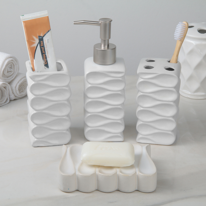 Набор аксессуаров для ванной комнаты, 4 предмета