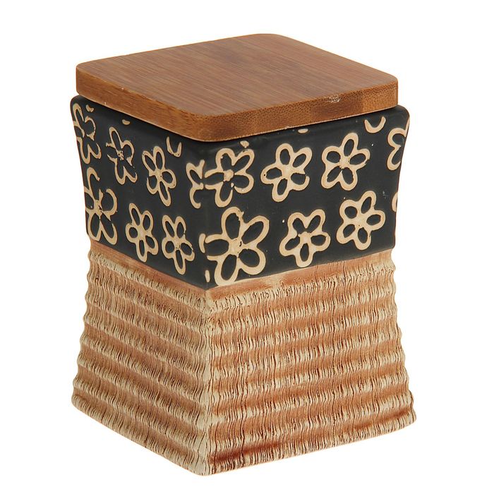 Банка для специй 250 мл "Ромашка" 7,5х7,5х10,5 см