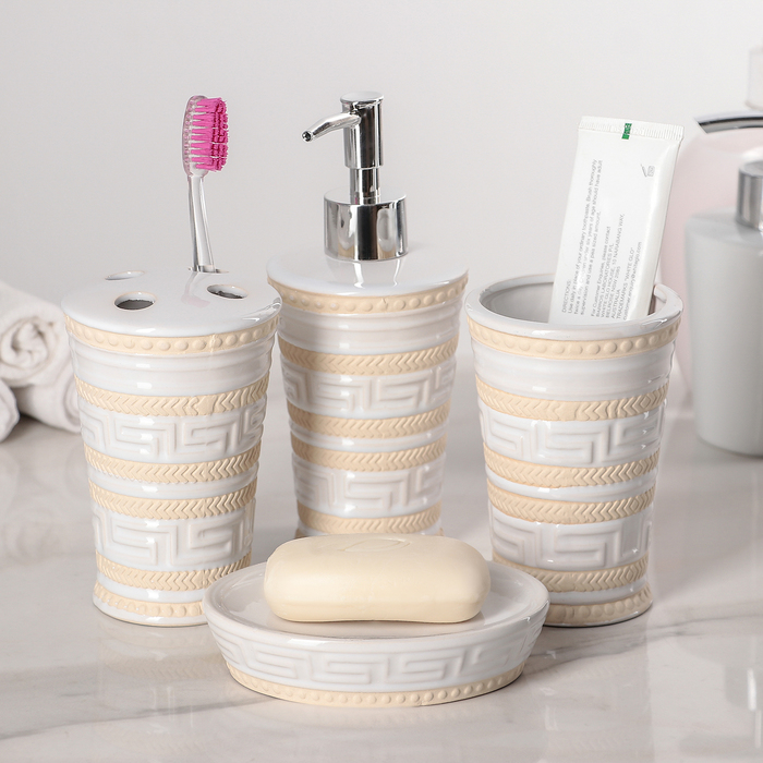 Набор аксессуаров для ванной комнаты, 4 предмета