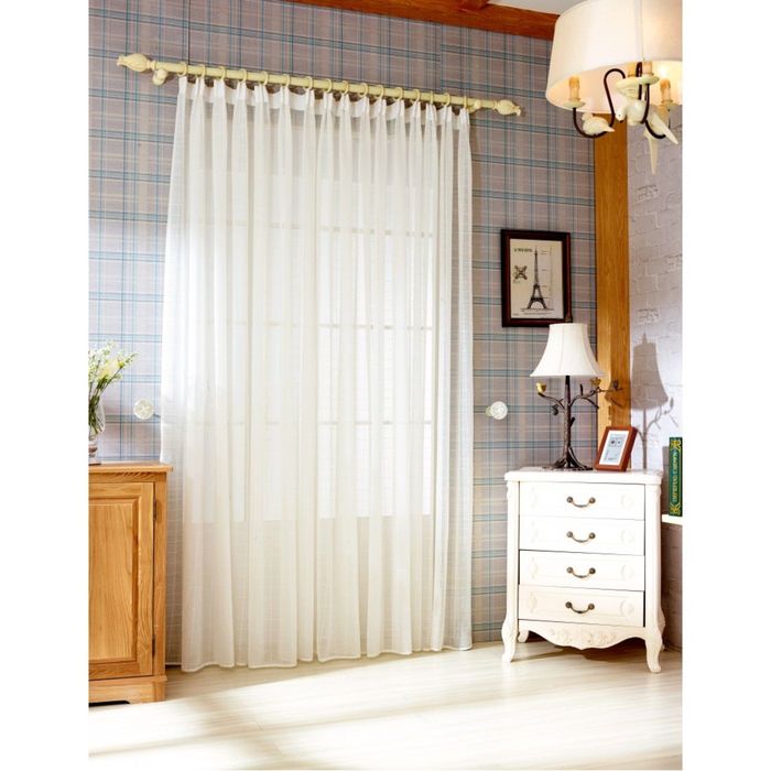 Тюль, размер 500х230 см, цвет белый