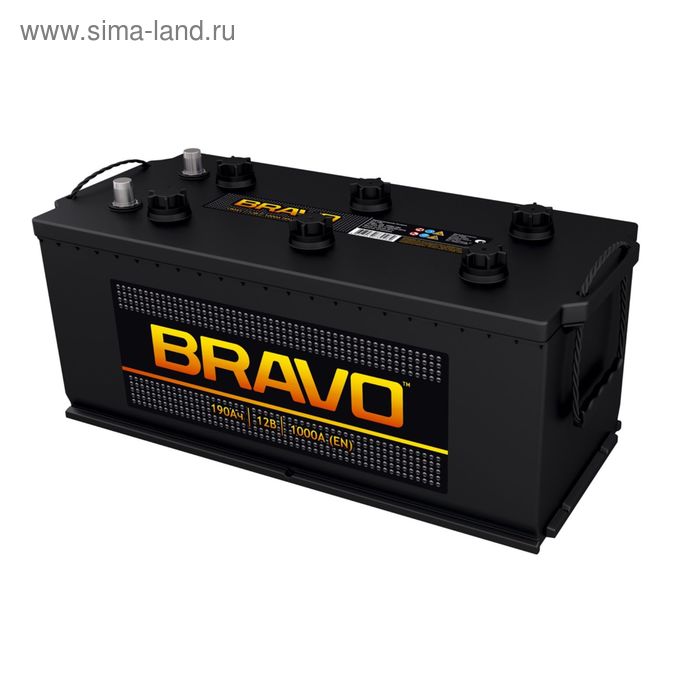 Аккумуляторная батарея BRAVO 190 А/ч - 6 СТ АПЗ, прямая полярность аккумуляторная батарея delta dt6015 6 в 1 5 а ч
