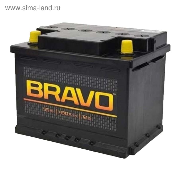 

Аккумуляторная батарея BRAVO 55 А/ч - 6 СТ АПЗ, прямая полярность