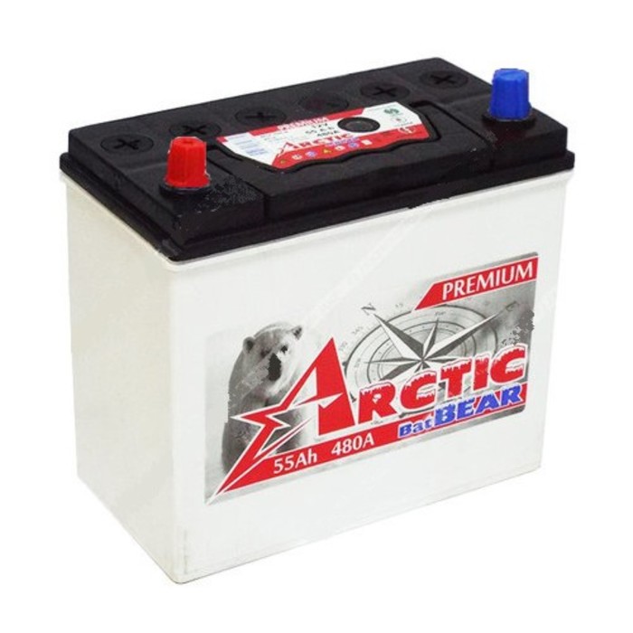 Аккумуляторная батарея ARCTIC BATBEAR 65B24L 55 А/ч - 6 СТ АПЗ, обратная полярность Asia