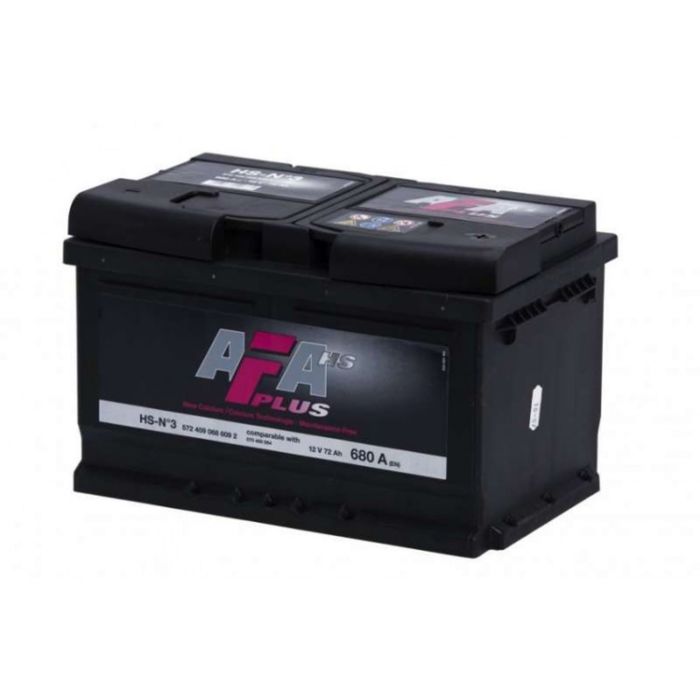 Аккумуляторная батарея AFA HS-N4, 80 А/ч - 6СТ АПЗ низ. , обратная полярность