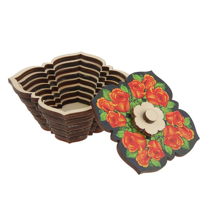 Солонка «Розарий», 9,5×9,5 см, 200 мл