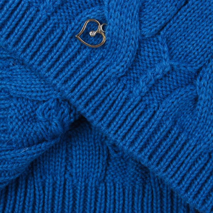 Шапка женская "ГРЕТА", размер 58, цвет ярко-синий 1803713