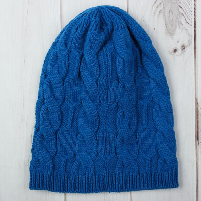 Шапка женская "ГРЕТА", размер 58, цвет ярко-синий 1803713