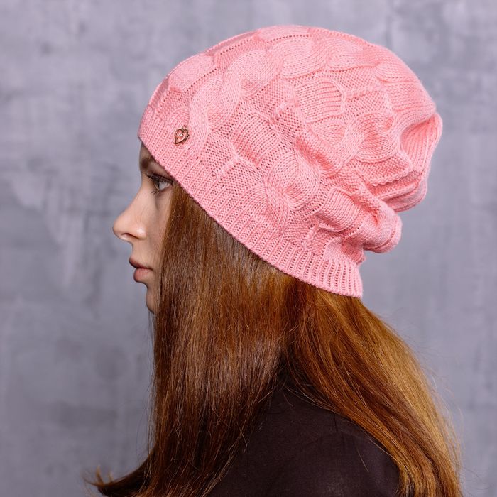 Шапка женская "ГРЕТА", размер 58, цвет розовый 1803731