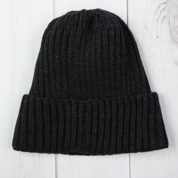 Шапка мужская "ДЖИМ", размер 58, цвет темно-серый 1805105