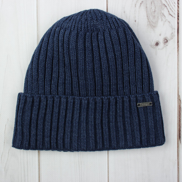 Шапка мужская "ДЖИМ", размер 58, цвет джинсовый 1805109