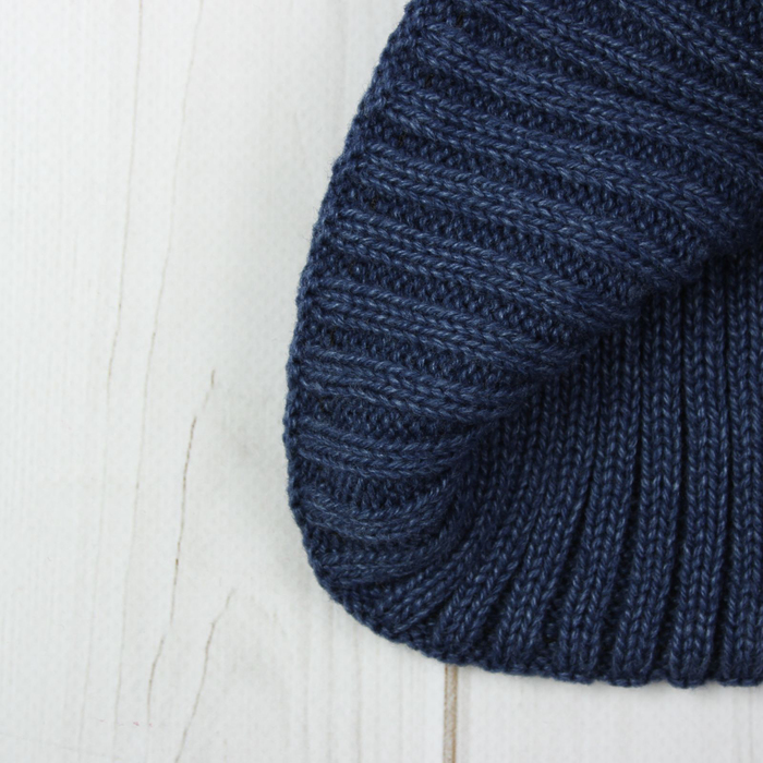 Шапка мужская "ДЖИМ", размер 58, цвет джинсовый 1805109