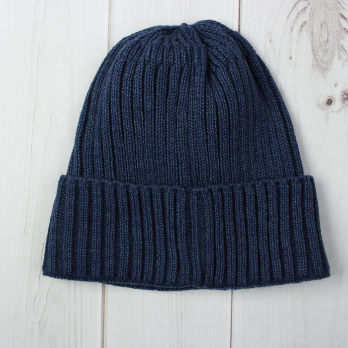 Шапка мужская "ДЖИМ", размер 58, цвет джинсовый 1805109