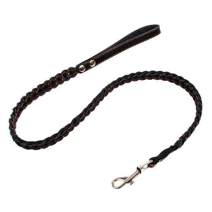 Поводок плетеный средний, 1.1 м х 2 см, микс цветов