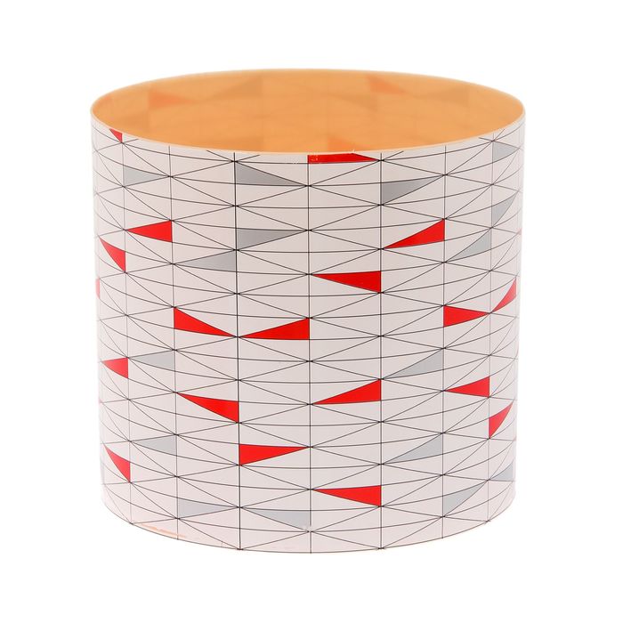 Горшок 5,1 л "Графика" со скрытым поддоном, МИКС