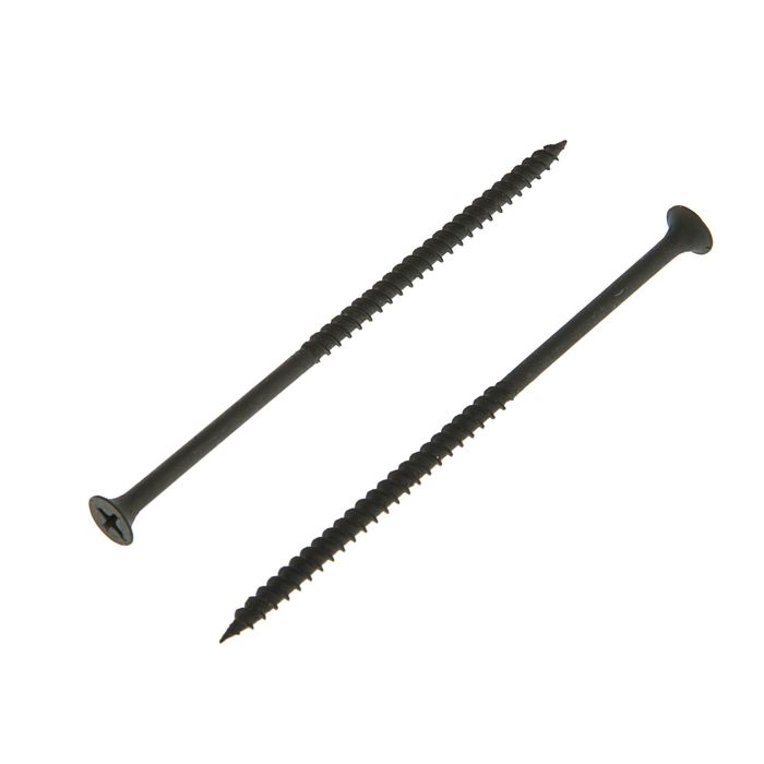 Саморезы по металлу OMAX, 4.8х102 мм, потайной, оксид, частый шаг,  1000 шт.