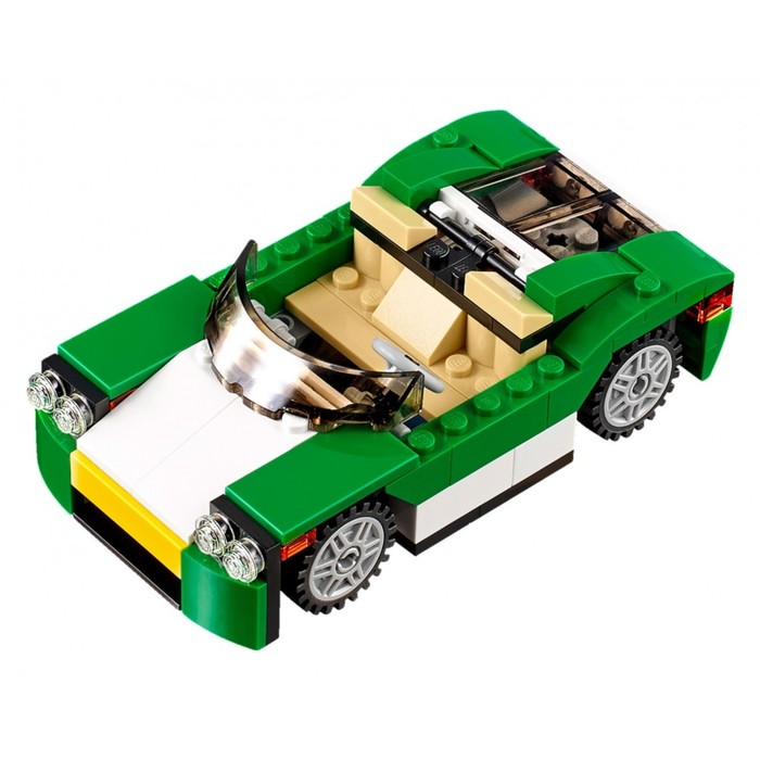 Конструктор «Зелёный кабриолет», 122 детали